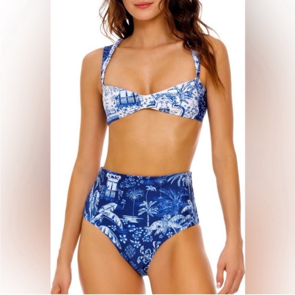 NWT Agua Bendita Malory Tales Bikini Top - Picture 7 of 11